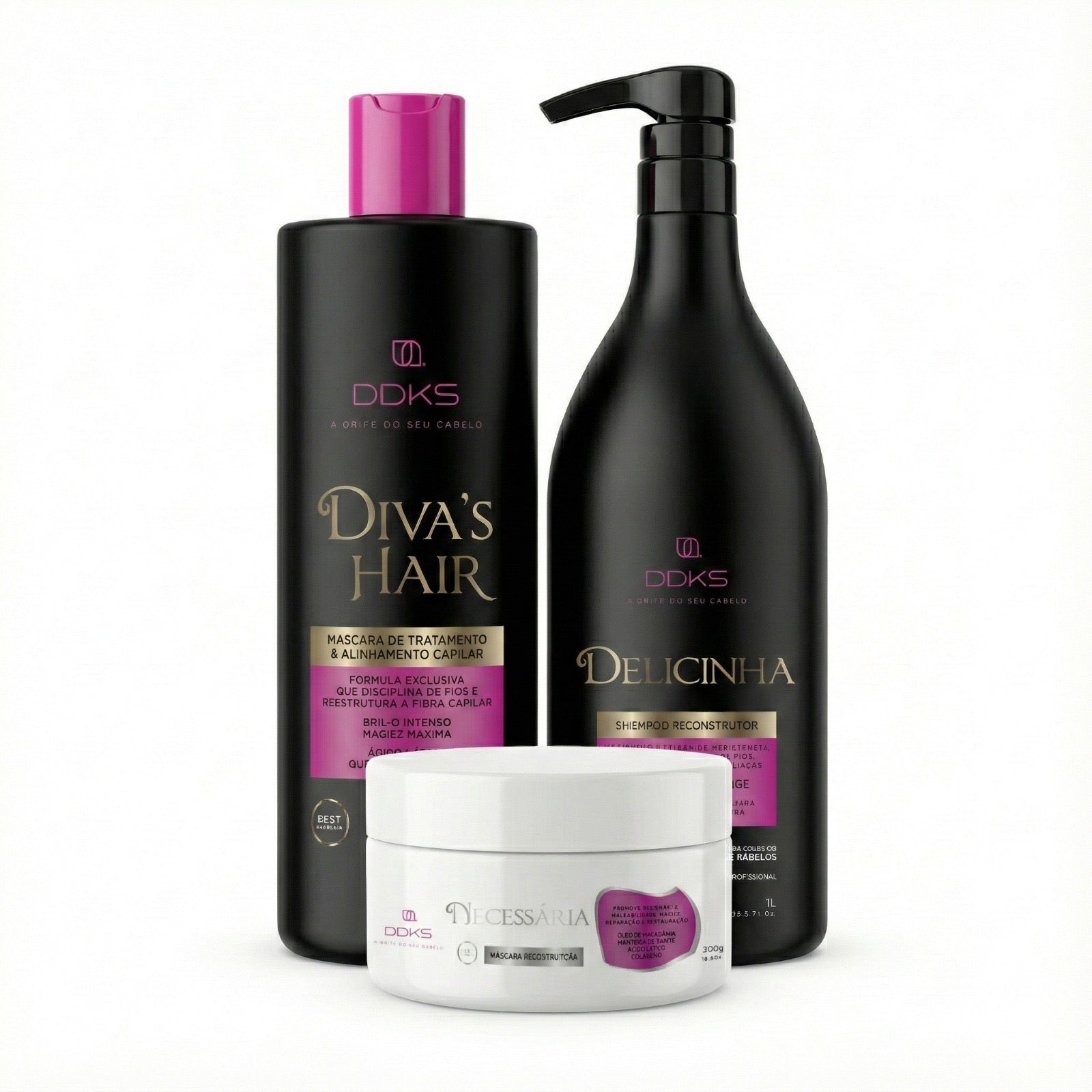 Kit Básico - Shampoo + Progressiva + brinde necessária