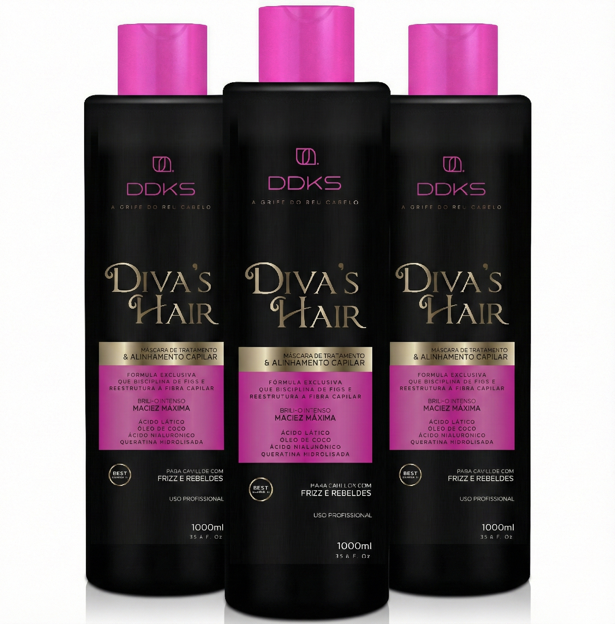 Kit 3 Progressivas Diva’s Hair + Brinde Necessária