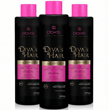 Kit 3 Progressivas Diva’s Hair