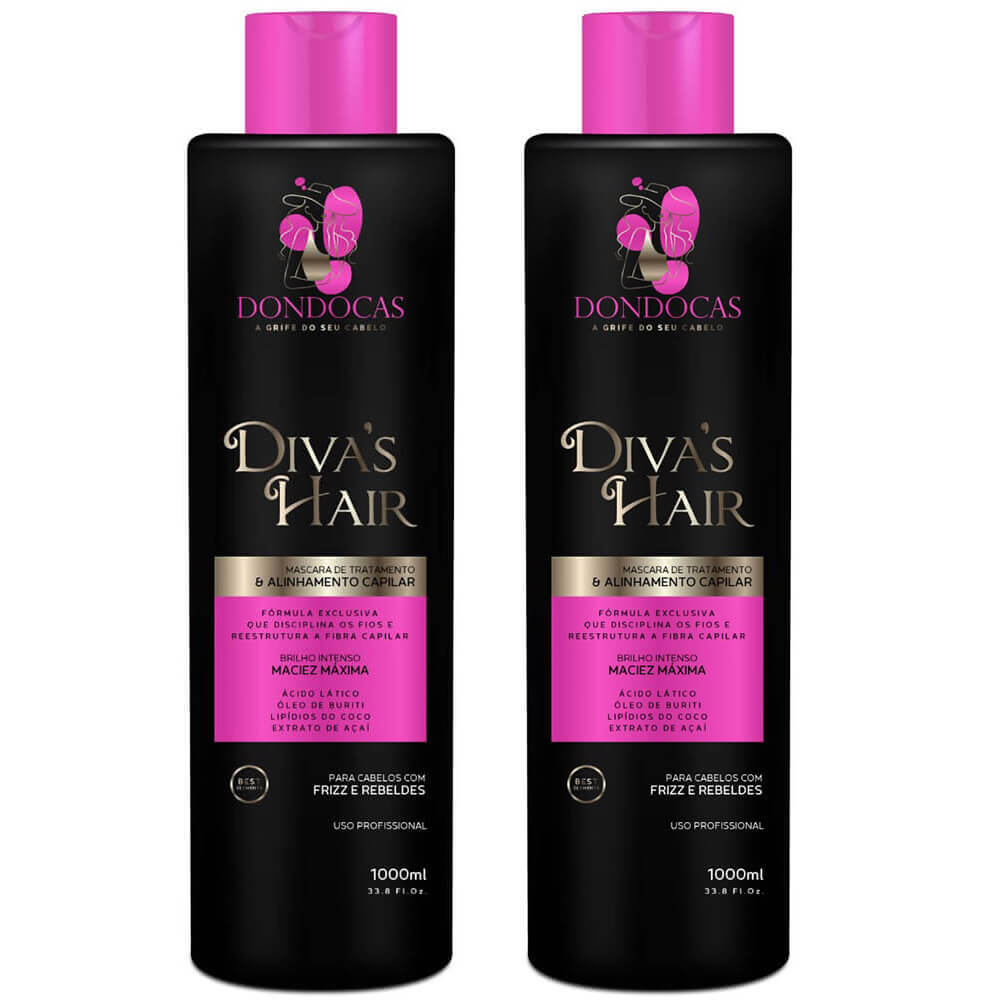 Kit 2 Progressivas Diva's Hair + Brinde Necessária