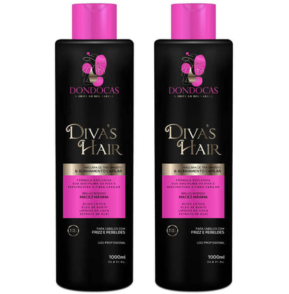 Kit 2 Progressivas Diva's Hair + Brinde Necessária