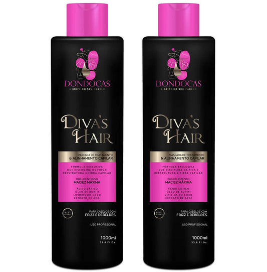 Kit 2 Progressivas Diva's Hair + Brinde Necessária